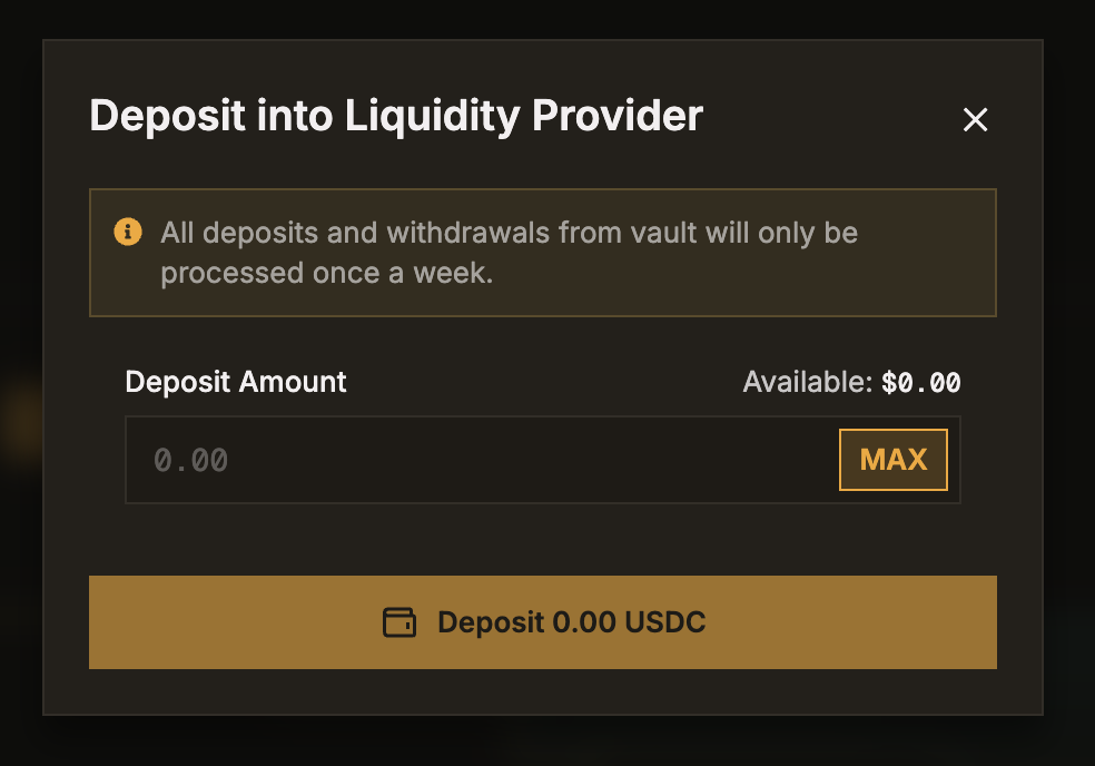 Diagram showing depositors depositing into a vault managed by a vault leader.